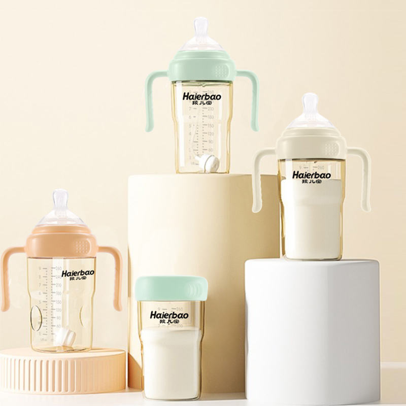 260ml PPSU Imitated Breast Baby Milk Bottle Anti bloating 0-6 Newborn Baby Bottle With Resistant to Falling