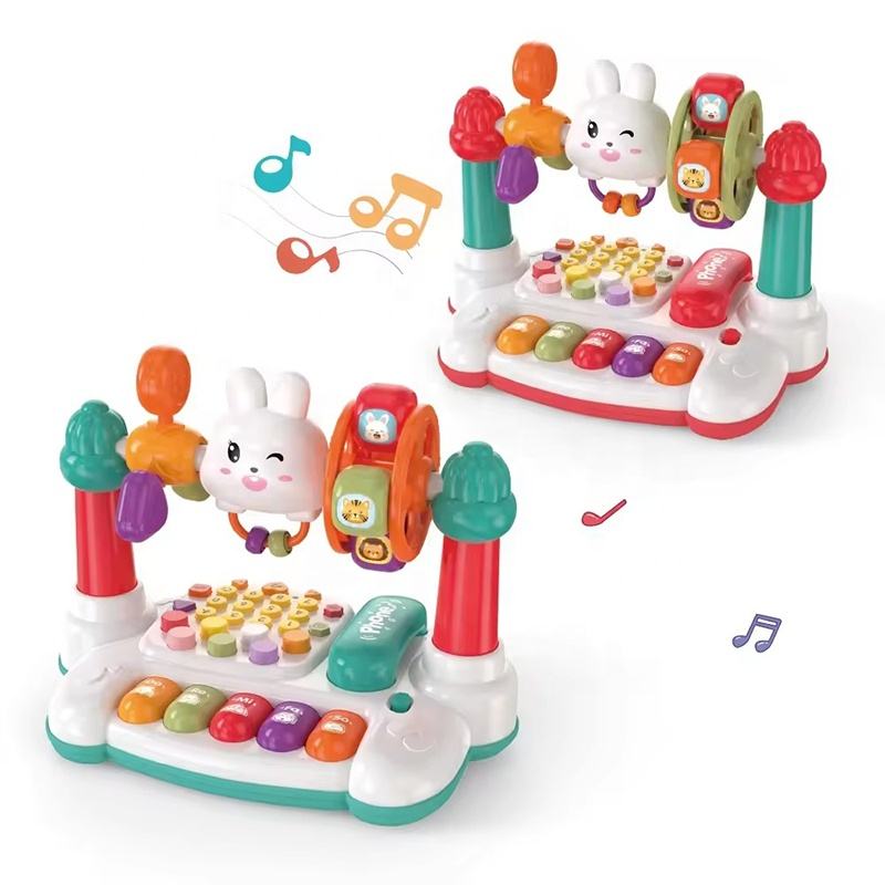 Early education machine children's toy multifunctional rabbit telephone gaming toy