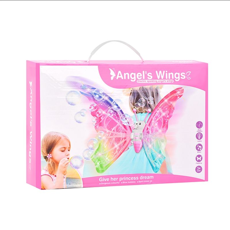 Children's toys, glowing sprite butterfly bubble wings