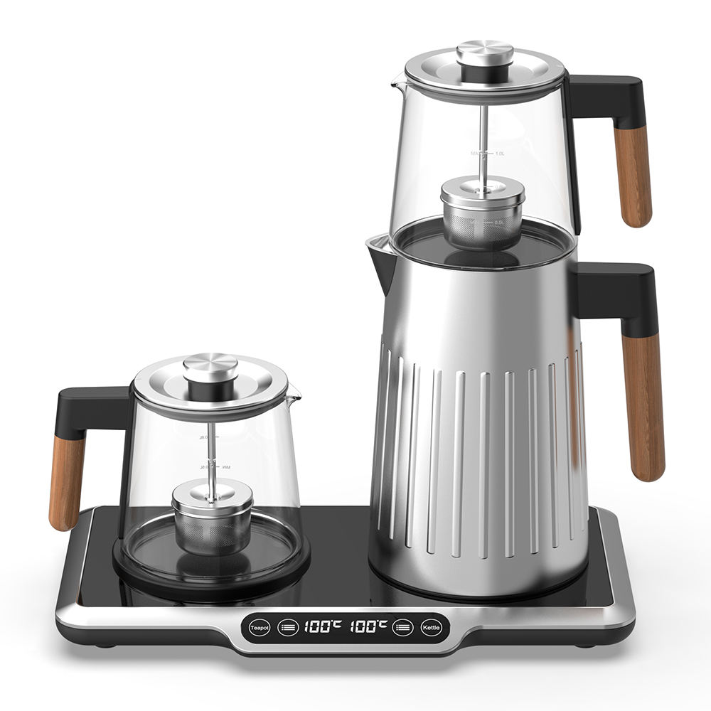Hotsy Home Decor 3.7L Portable Kettles Digital Double Wall Tray Set Thermo Pot Electric Samovar Tea Kettle Electric Appliances