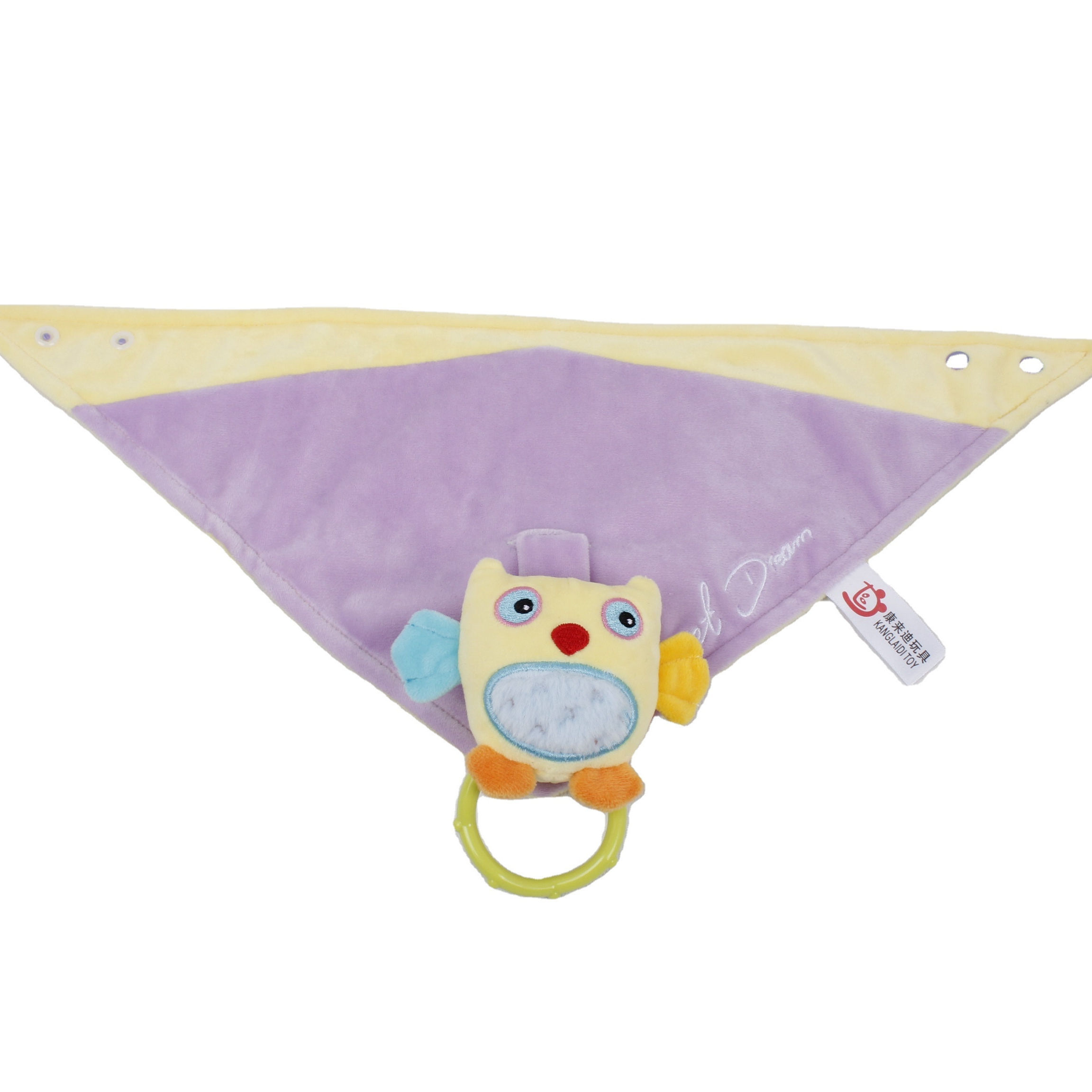 2023 customer customization Animal bib baby products velour for newborn hot sale unisex