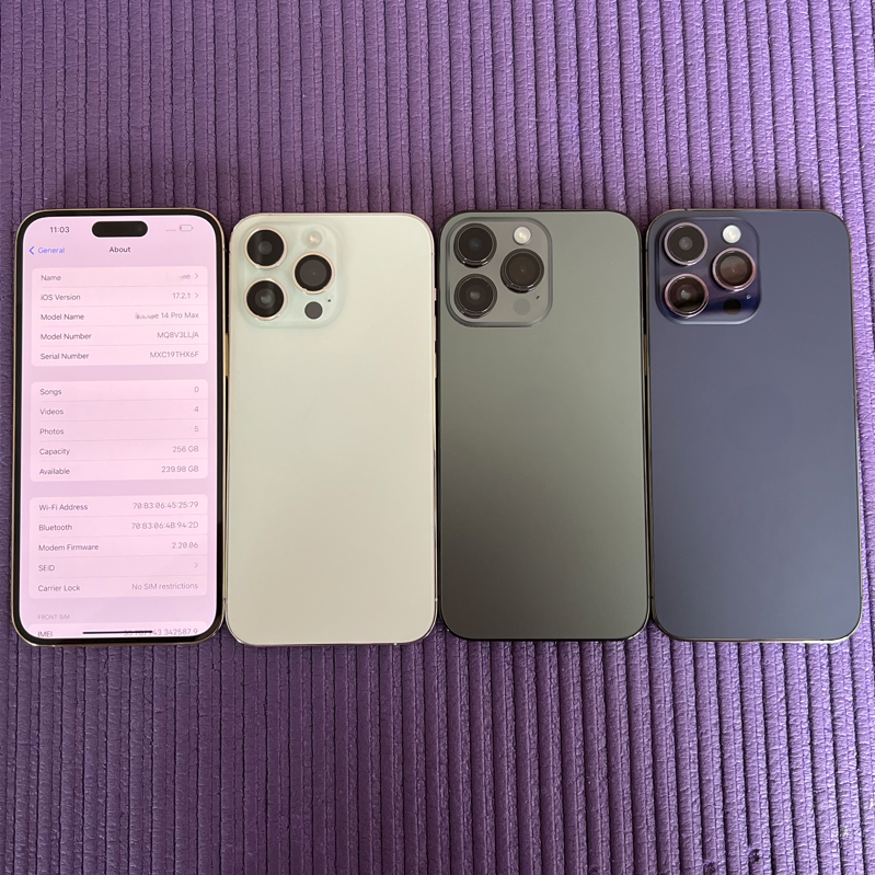 New arrival used high quality for iphone 13 14 15 pro max plus US version unlocked 128gb 256gb original 5G smartphone ios system