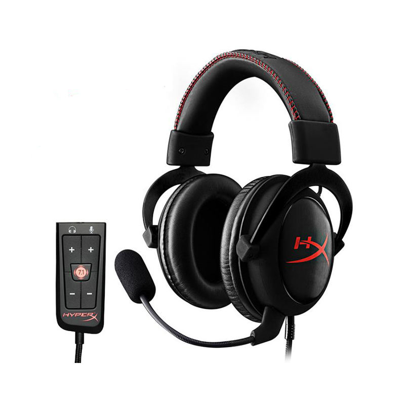 2023 Hyper X Cloud Core 7.1 Surround Gaming Headphones Wired Headset With Noise Cancelling Microphone PC Gamer Gaming