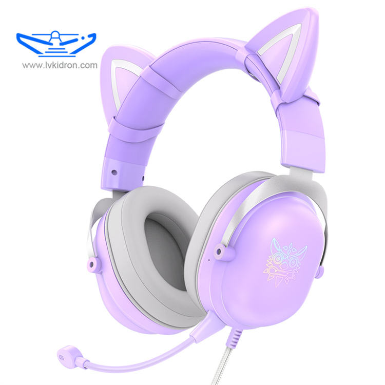 X11 Cat Ears astro gaming headset auriculares gamer gaming headset professional gaming headset with microphone for computer