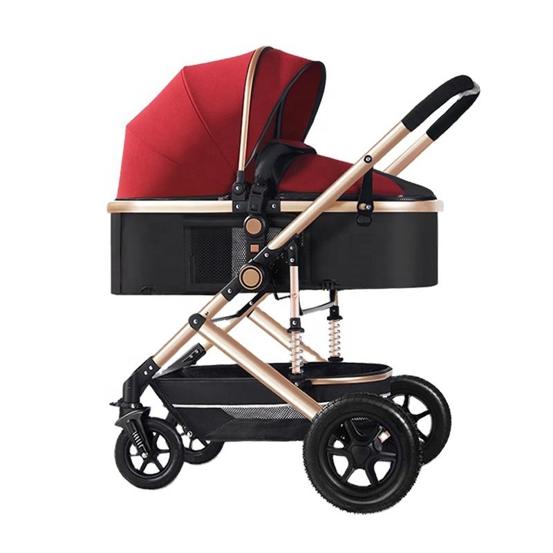 Baby Stroller Luxury Baby Stroller 2 in 1 with En1888 Baby Strollers OEM Customized Steel Stainless