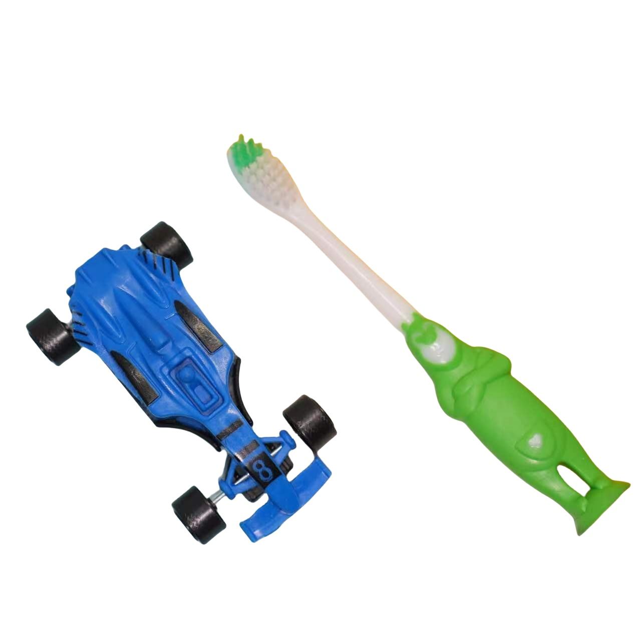 High end children's toothbrush with soft bristles for babies and toddlers aged 3-12