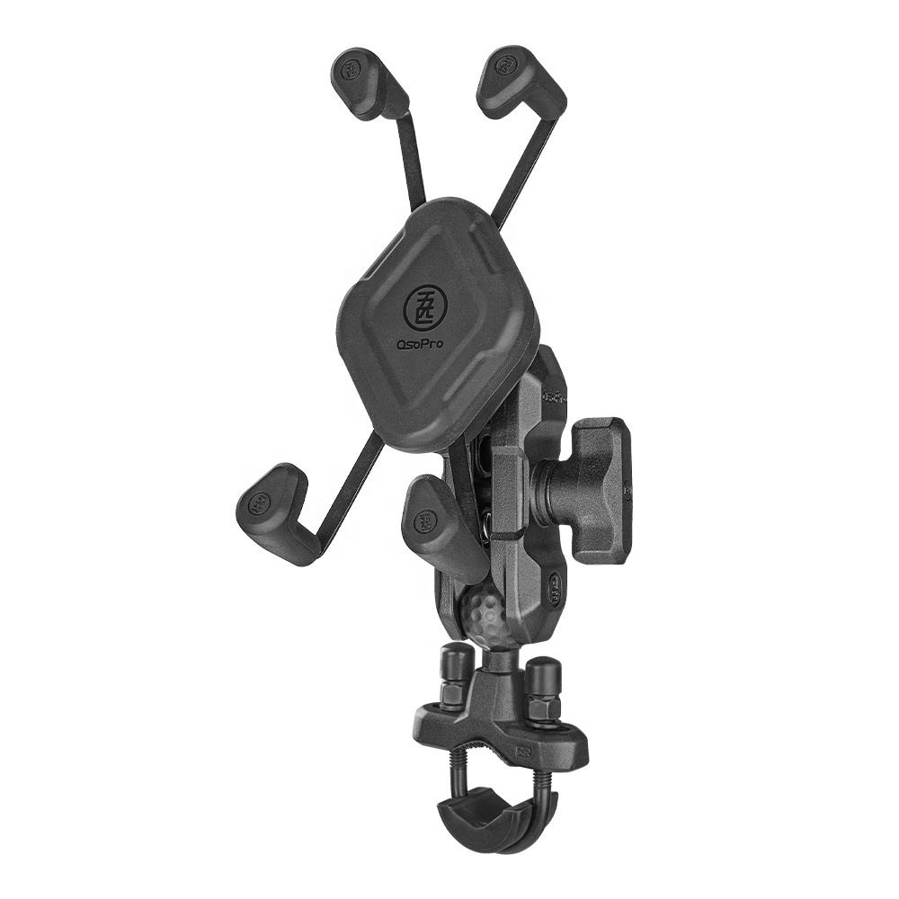 OSOPRO Universal U-bolt Base Multi-X motorcycle handlebar mobile cell phone holder