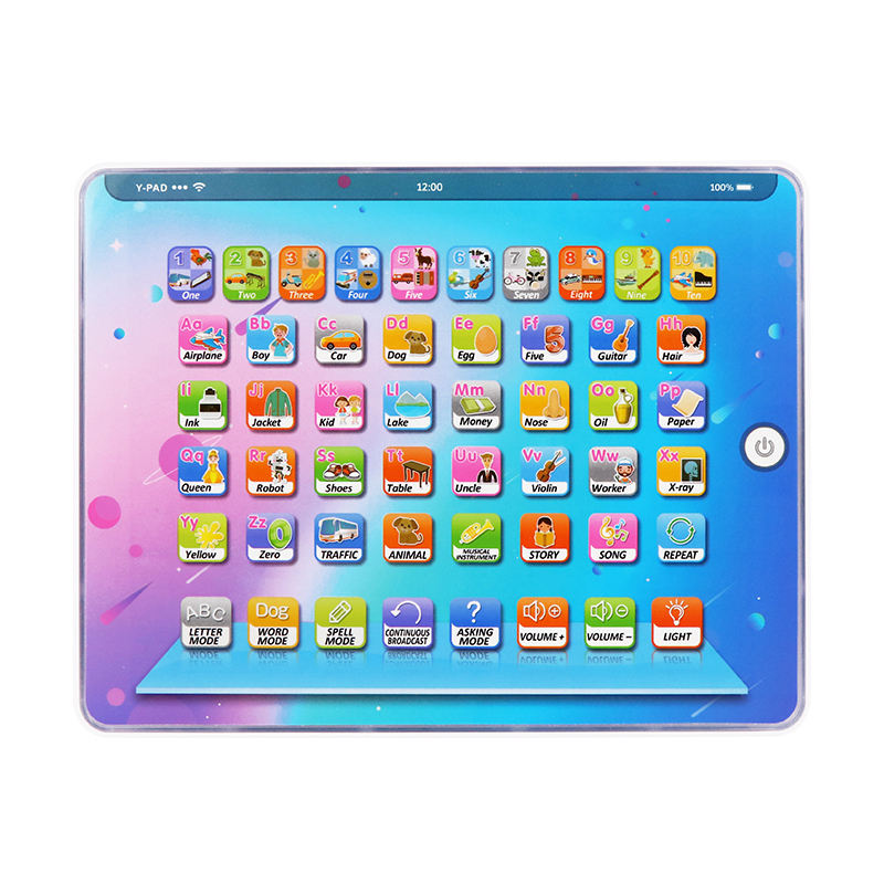 Newest multifunction touching stem toys educational tablet ABC preschool child learning pad toy for kid