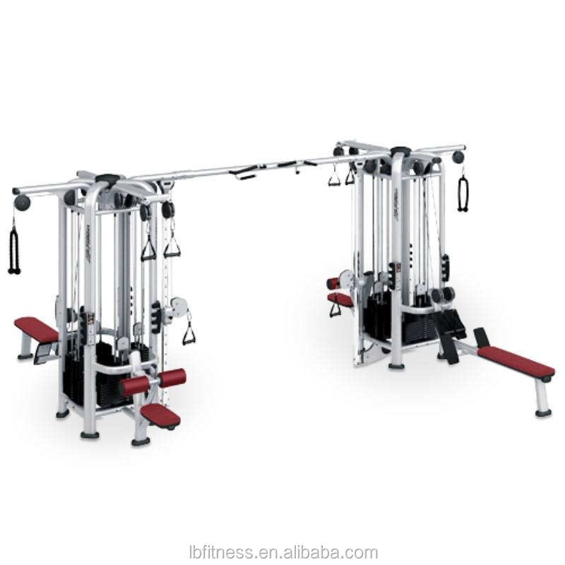 Commercial multi station gym 8 multi function station gym sports equipment fitness machine