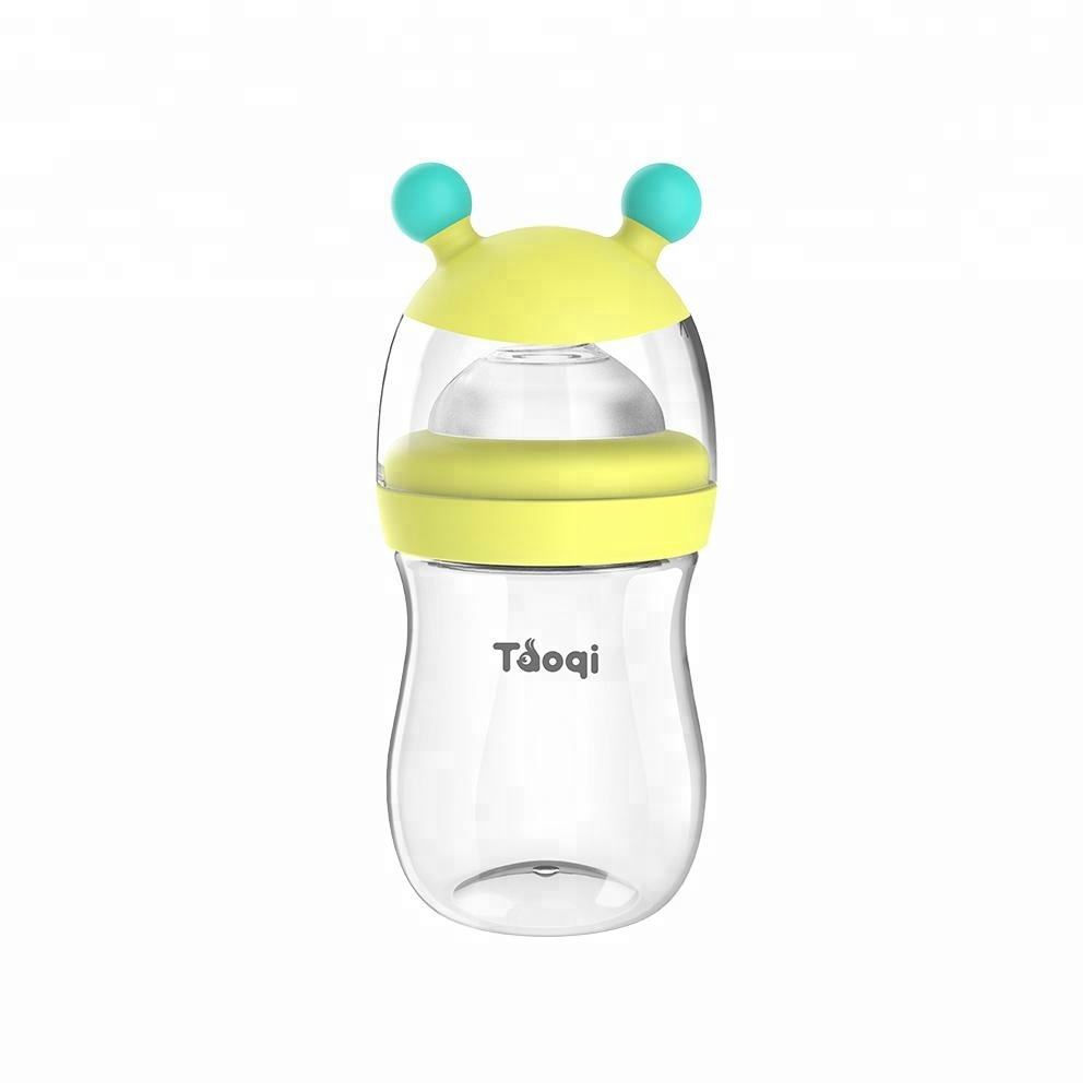 2022 Unique baby products supplier Innovative Wide Neck PP milk Baby Feeding Bottle 180ml