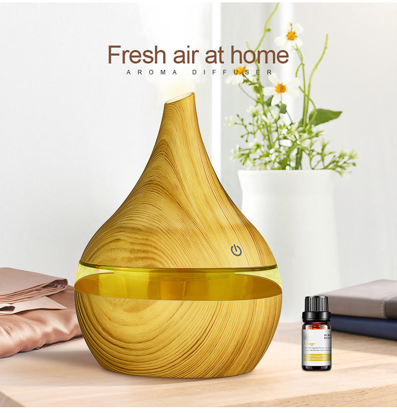 2023 home appliances new air humidifiers aroma diffuser scent wooden humificador de aroma led diffuser h20 Humidifier