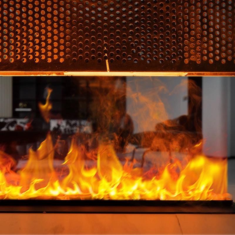 NOKIO 3D Electric Fireplace Decor Flame Led With Humidifier Smart Model Fireplace Indoor