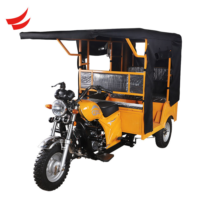 Bajaj Taxi Motor Tricycle 3-Wheel Gasoline Passenger Trike 200CC Motorcycle