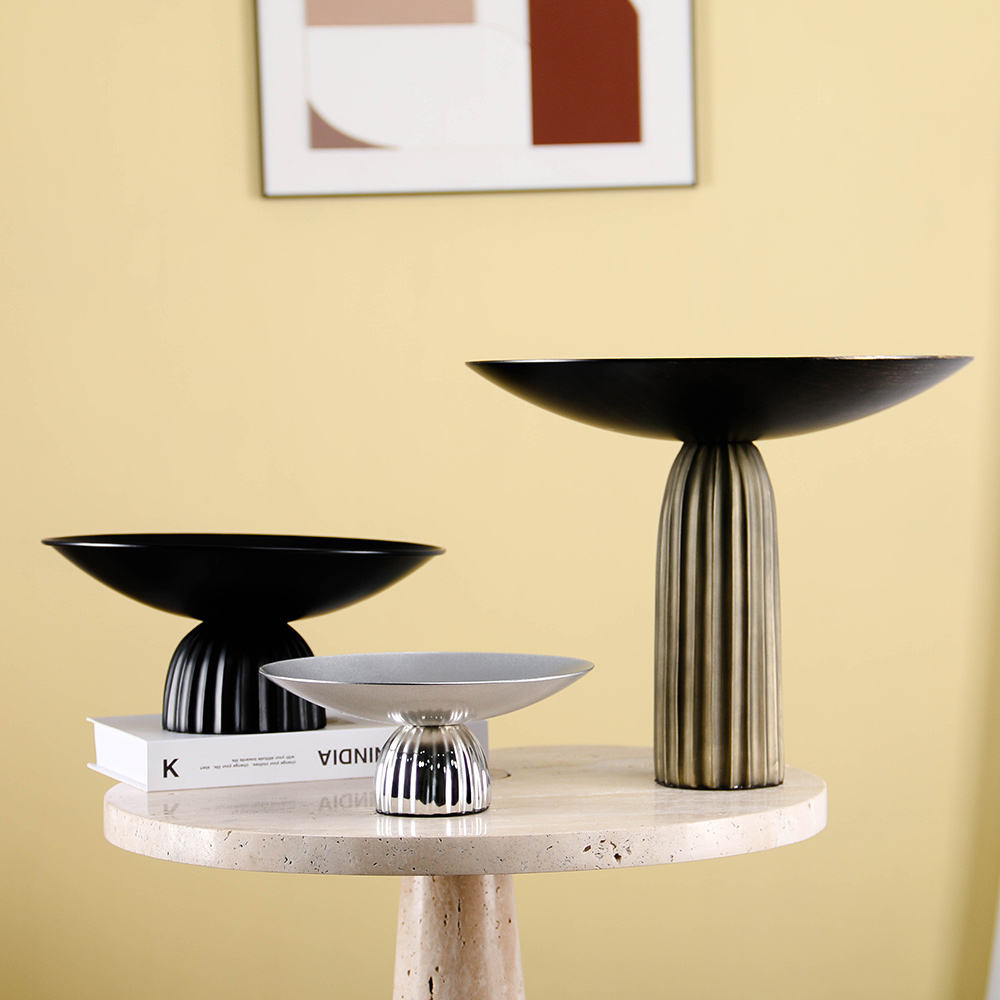 Ramadan Home Decor Chocolate Tray Luxury Antique Modern Resin Tray Set Of 3 Home Appliances Decorations For Home and Event Party