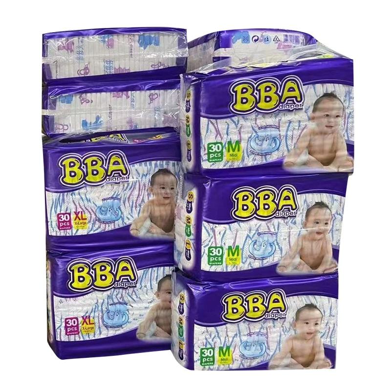 New Baby Products Wholesale Price Cotton Style Magic Tape Baby Nappies Diaper Baby Pampering Customized Available