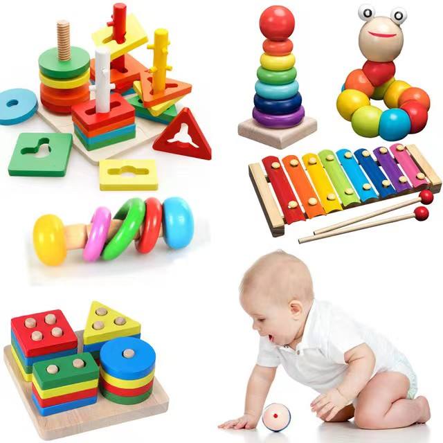 Multiple Styles Kid's Early Learning Educational Toys Wooden Montessori Toys Kids Intellectual Development Toy
