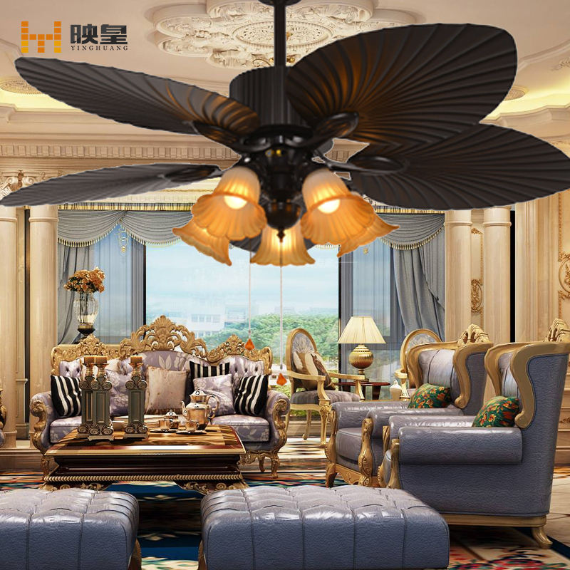 52 inch Home Appliances Remote Control Hotel Classic Decorative Ceiling Fan with Light