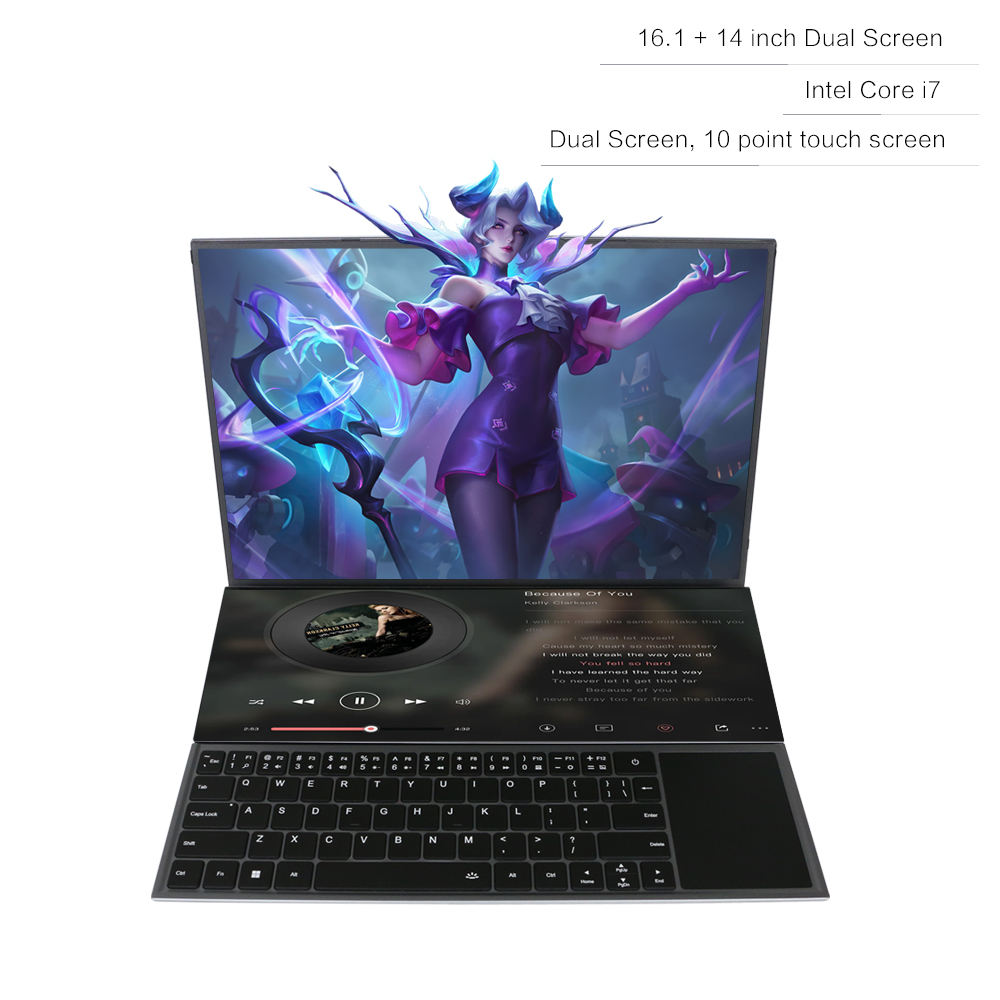 New design 16inch touch screen laptops computer intel core i7 12th generation low price gaming Ordinateur laptop