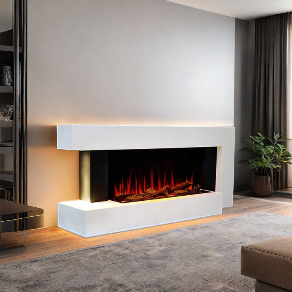 Indoor fireplace fashion decorative freestanding electric fireplace heater for Home room
