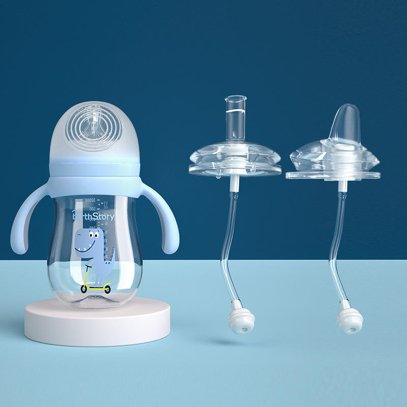 Creative Baby Silicone Pacifier Bottle Wide Mouth Baby Feeding Bottle BPA Free Baby Bottle