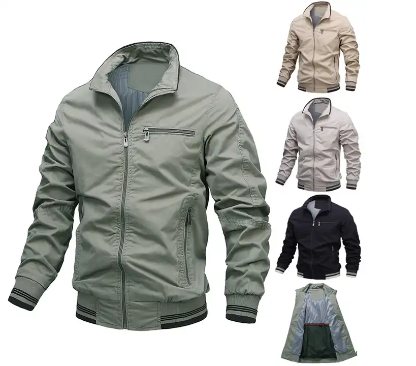 Man Varsity Jacket Hot Sale Casual Custom Jacket For Men Varsity Match Color Wholesale Turn Down Coat Menswear 