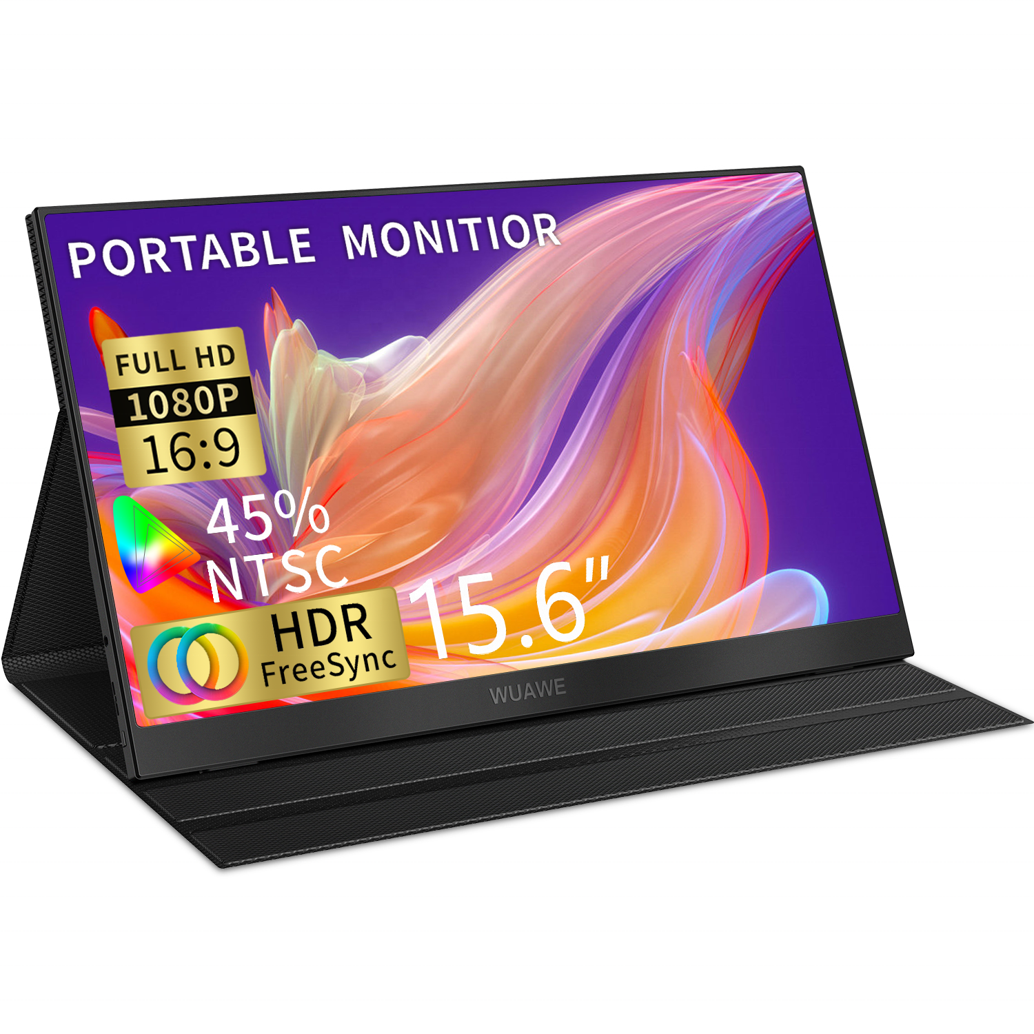 Factory 14/15.6 Inch Portable Monitor For Laptop,60hz Gaming Small Usb C Hdmi Travel External Second Computer Screen 