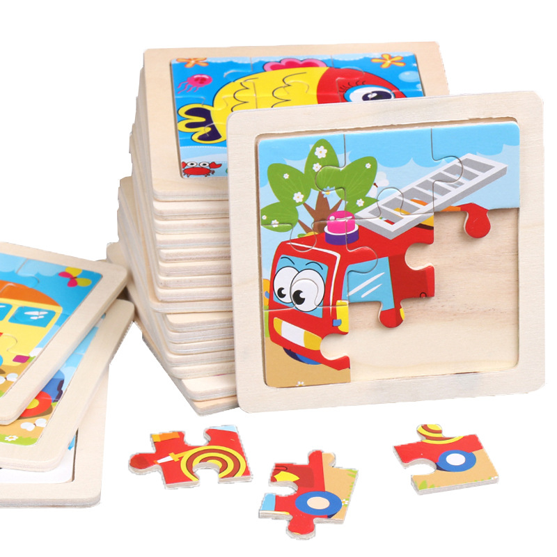40 Designs 2022 Kids Wooden Educational Animal Jigsaw Puzzle Game For Toddler Children Learning Toys 