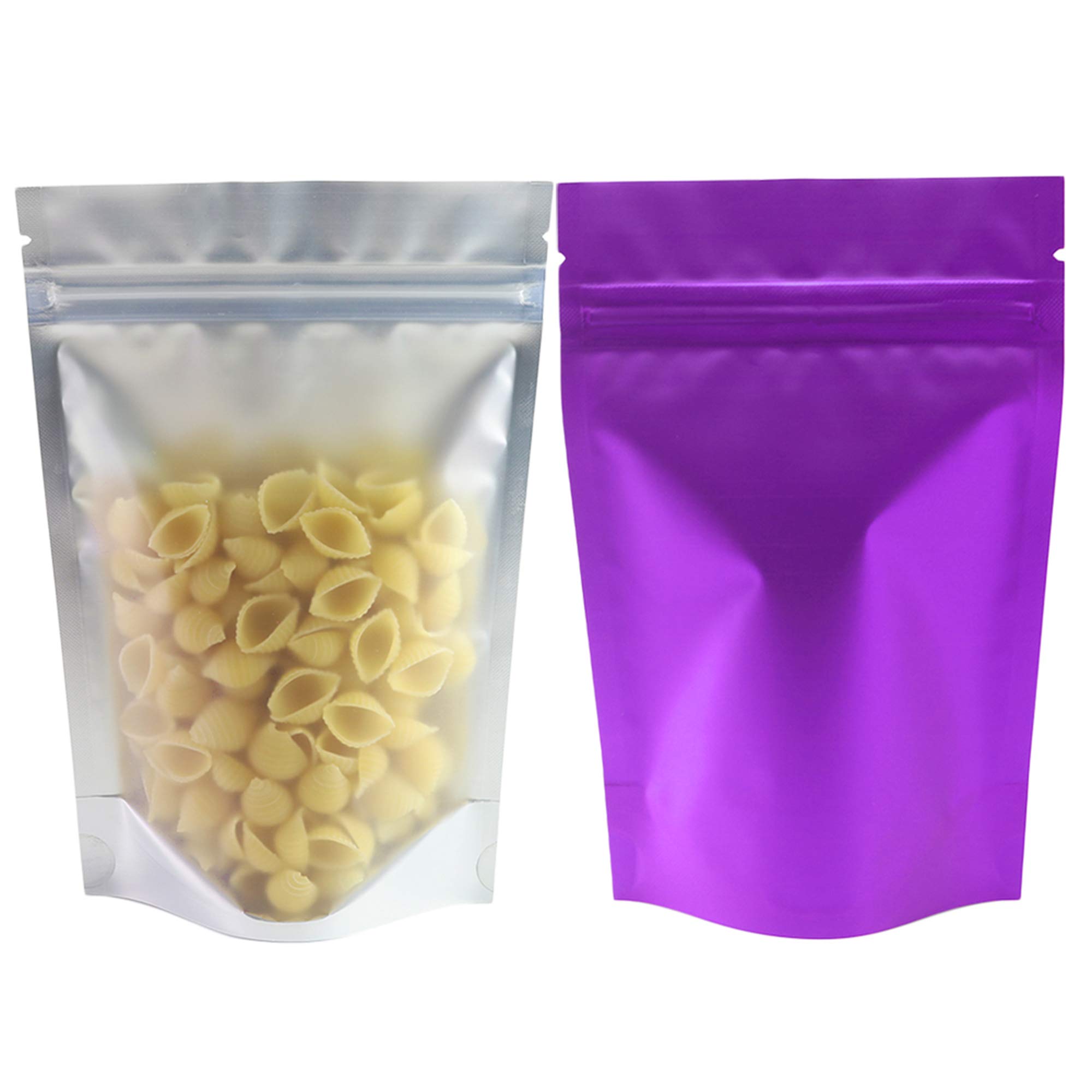 Custom Printed Doypack Zip Lock Plastic Resealable Transparent Zipper Stand Up Pouch Smell Proof Ziplock Mylar Packaging Bag 