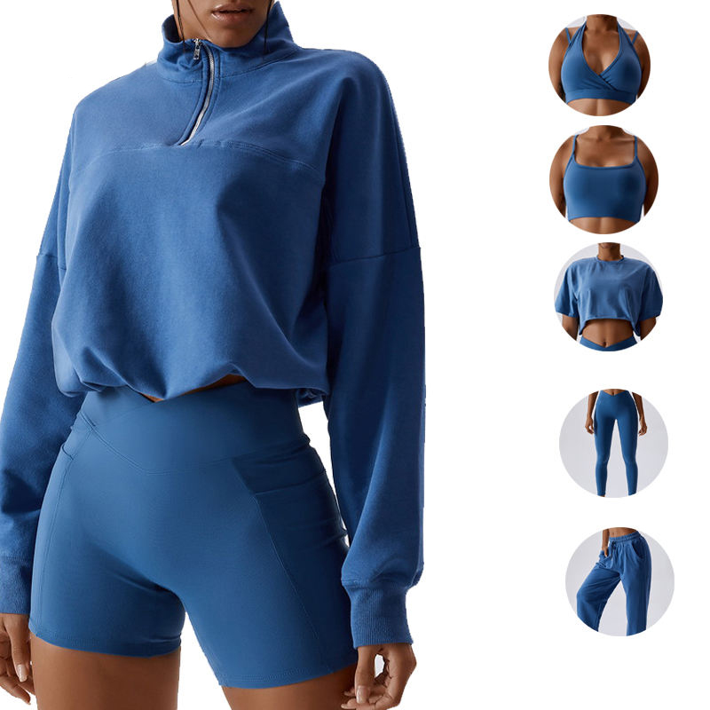 2024 Oem Custom Gym Fitness Yoga Sets Two Piece Sports Yoga Suit Fitness Sport Wear Yoga Active Wear Set 