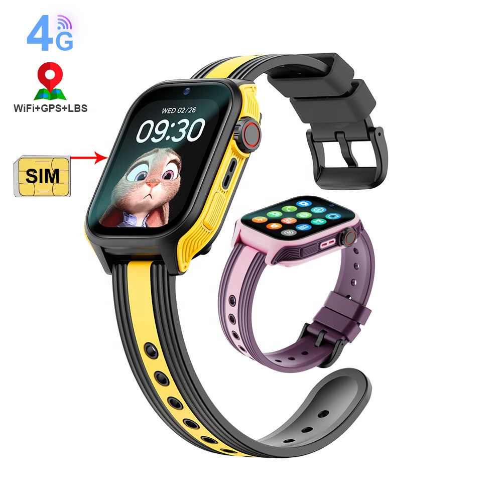 K36 Kids Waterproof Smart Watch With Real Time Tracking For Kids 4g 1.83" Touch Screen Fashion Children Smartwatches 