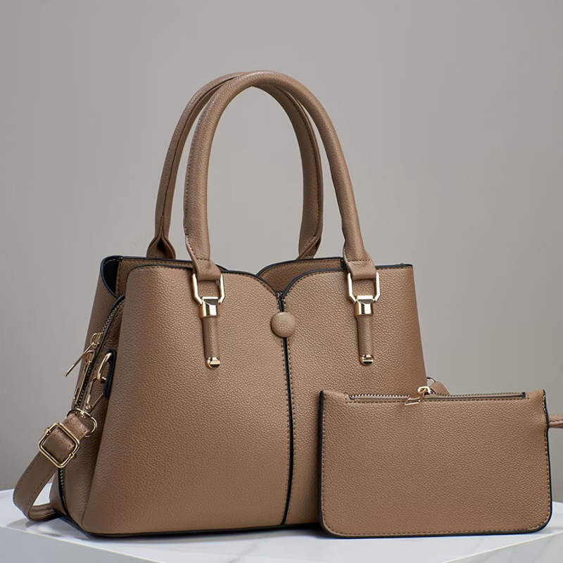 Women's Handbags Set Women's Hand Crossbody Shoulder Bag Big Women's Tote Bags Custom 2 Pieces Female Luxury Classic Handbag Set 