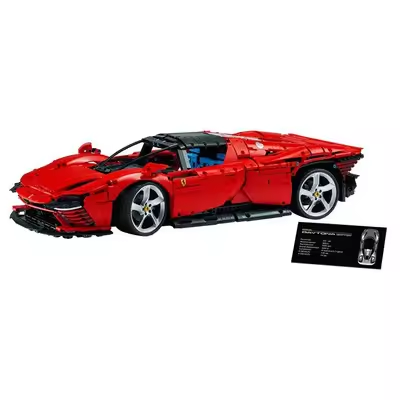 42143 Ferraried Daytona Sp3 F1 Racing Car Technical Supercar Model Daytona Educational Toys Building Block Toys For Kids 