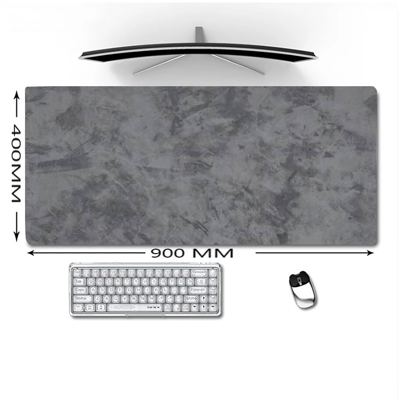 Texture Mouse Pad Simple Stylish Design Large Computer Office Table Mats Xxl Mechanical Keyboard Long Carpet Pads Water Proof 