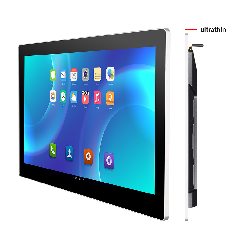 15.6 Inch Fhd Flat Android Linux Ubuntu Ip66 Front Linux Wall Mount All In One Industrial Capacitive Touch Panel Screen Pc 