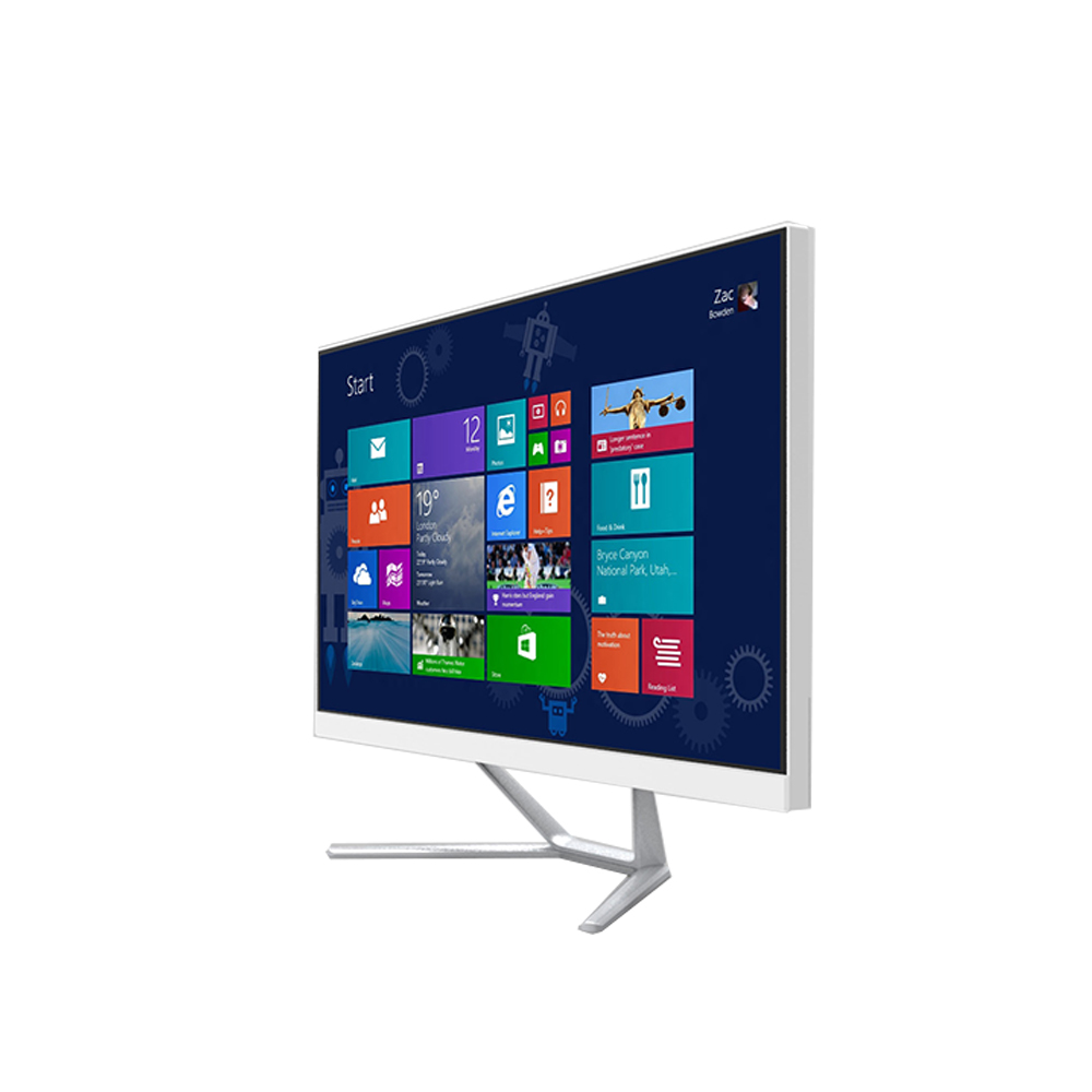 24inch All In One Desktop Computer Intel J4125 Ddr4 8g 128g With Wifi Bt Office Worksations Wireless Headphones Pc All In One 