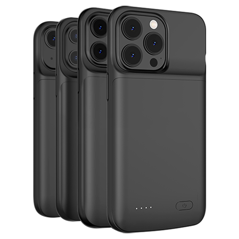 For Iphone 13 Pro Max Mini Battery Case 4800mah Rechargeable Portable Battery Wireless Power Bank Phone Case 