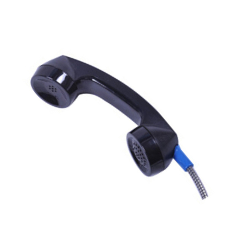 Waterproof Ip65 Industrial Public Payphone Kiosk Telephone Handset With Lanyard 