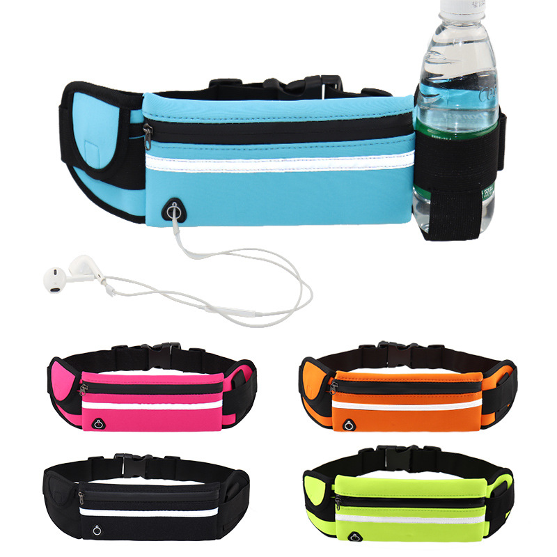 Outdoor Sports Running Jogging Waist Bag Waterproof Phone Waist Belt Pack Fitness Elastic Fanny Pack 