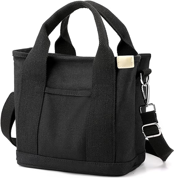 2024 Canvas Portable Bento Box Lunch Storage Japanese Crossbody Tote Bag Handbag 