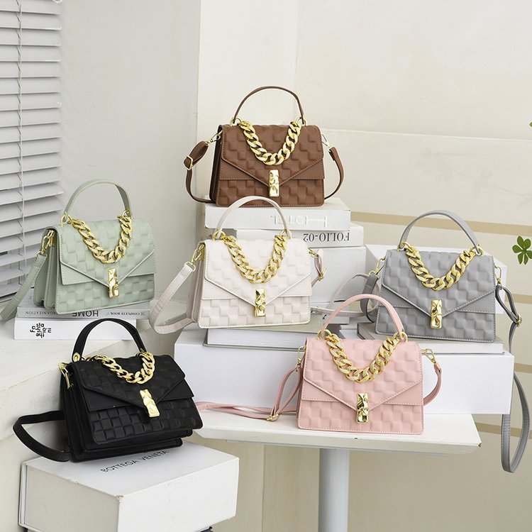 New Fashion Handbags Young Girls Leather Design Chain Fashion Women Handbag Purse For Ladies 