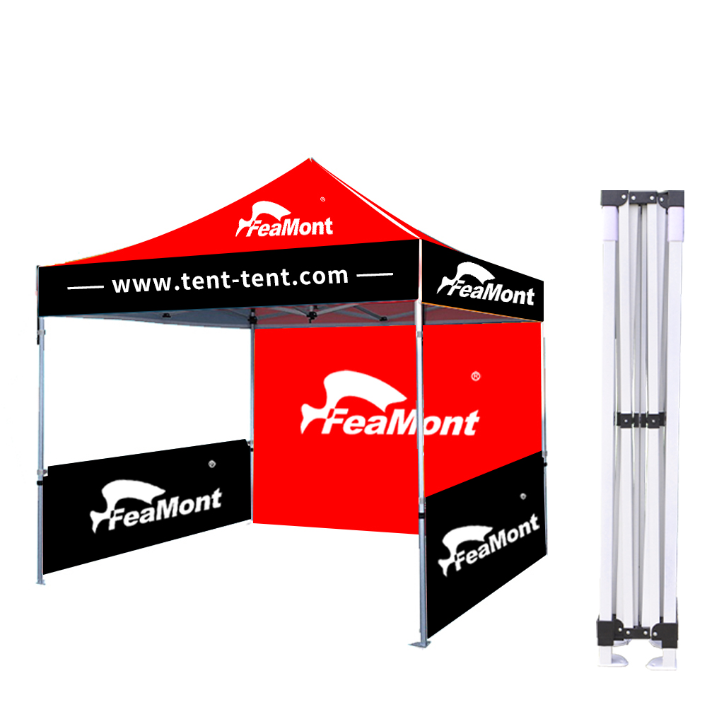 Feamont Custom 10x10 Portable Pop Up Tent Canopy Waterproof Folding Party Canopy For Outdoor Events Frame Style 