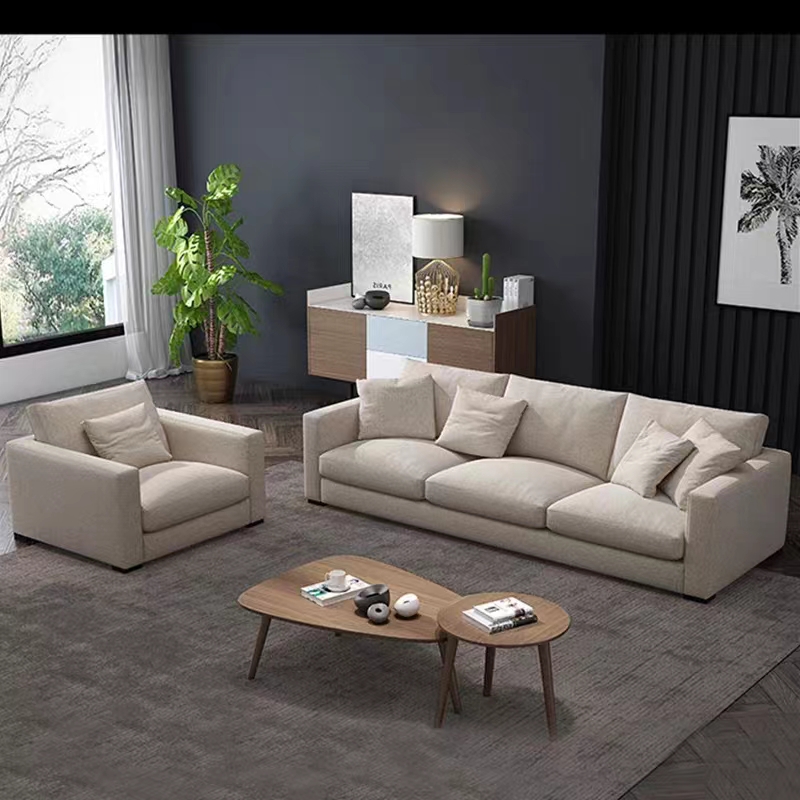 Modern Couch Simple Sofa Minimalist Special Down White Sofa Designs Sofa Set Furniture Living Room 