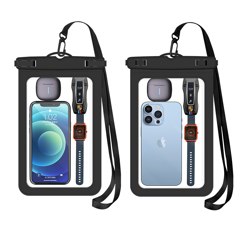 New Products Outdoor Camping Big Size 8.9inch Waterproof Mobile Phone Pouch Ipx8 Waterproof Phone Case Travel Bag 