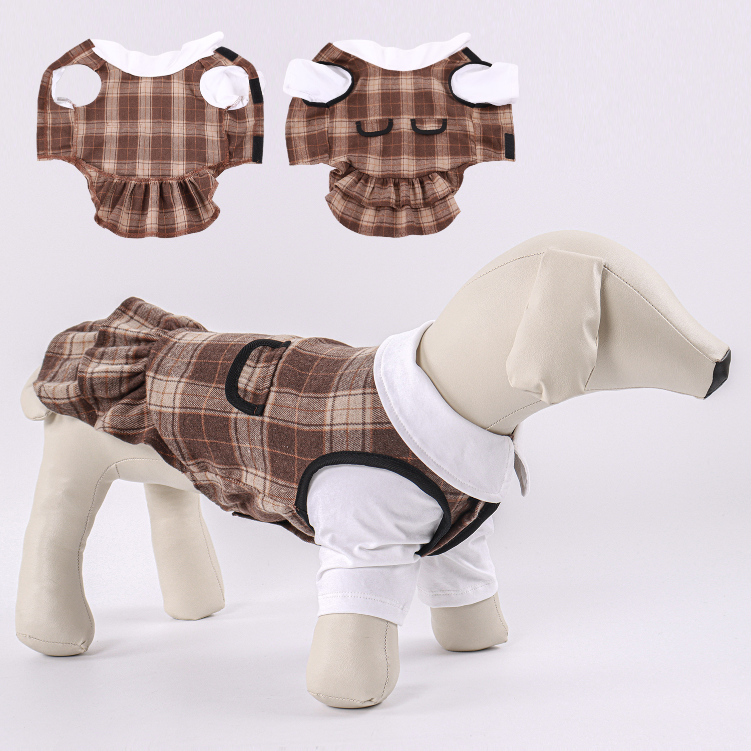 Pet Clothes Luxury Design Warm Winter Small Girls Pet Dog Clothes Dress For Dogs 