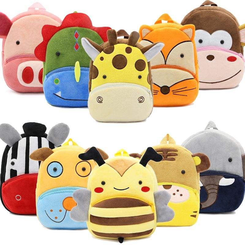 2023 Wholesale High Quality Cute Cartoon School Bag Animal Backpack Children Backpack 