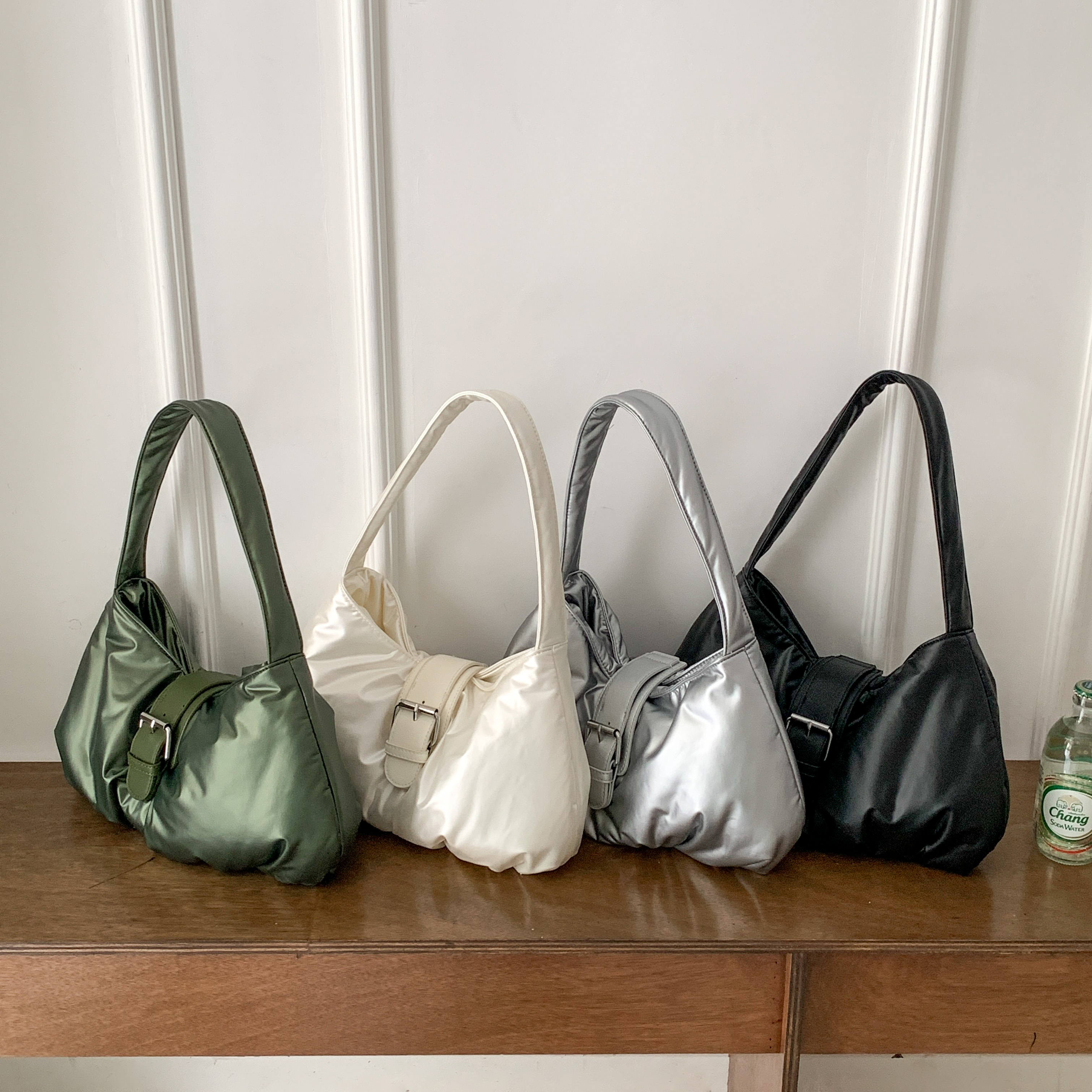 Fashion Designer Fall Winter Underarm Bag Shoulder Cloud Puffer Hobo Bag Women Ladies 