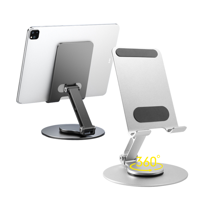 2023 Newest Christmas Gifts 360 Rotating Portable Foldable Adjustable Cell Phone Stand Aluminum Desktop Phone Holder 