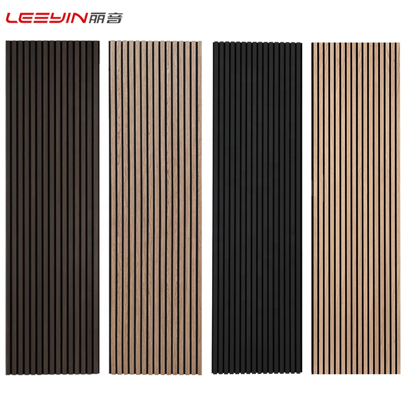 Natural Wood Veneer Acoustic Panels Design Wood Slat Wall Akupanels Acoustic Wood Panels Sound Proof 