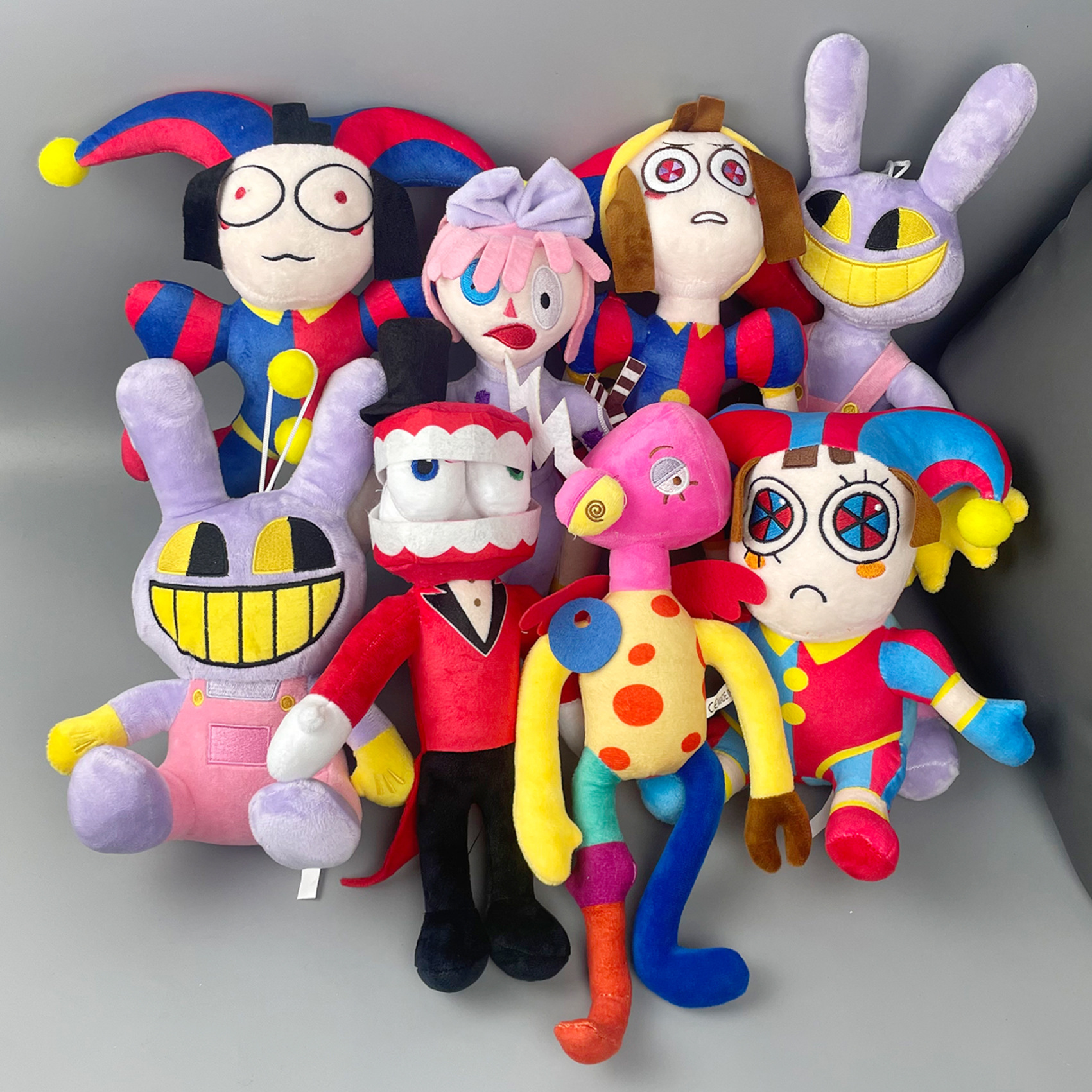 The Amazing Digital Circus New Design Cartoon Anime Pomni And Jax Stuffed Plush Toy Digital Circus For Kids Toys 