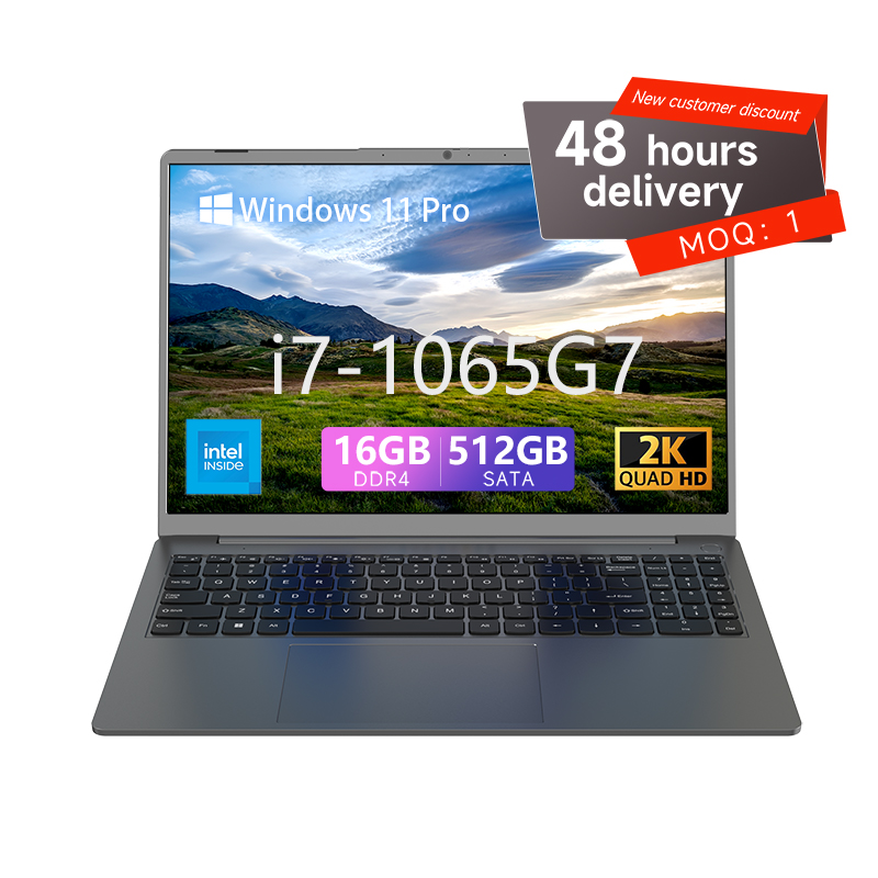 48 Hours Delivery 15.6 Inch Win 11 Laptops New Core I7 I7-1065g7 3.9ghz 16gb Ram 512gb Rom Notbook Pc Computer Gaming Laptop 